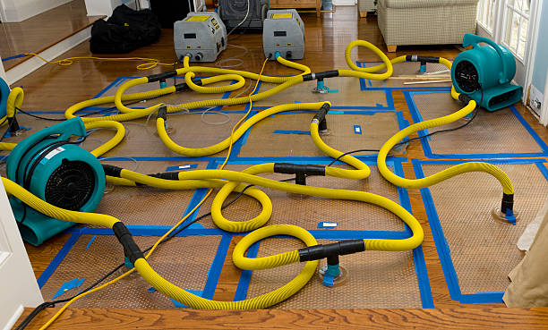 Professional Burst Pipe Water Damage technician working in Changewater, NJ